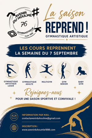 Reprise des cours saison 2026/2027