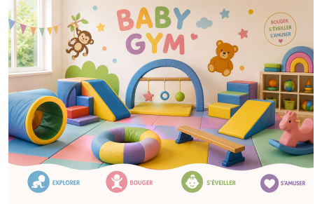 Baby gym 4 ans/5 ans 11h15-12h00 (né(e) 01/2021 à 06/2022)