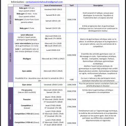 les inscriptions pour la saison 2026-2027 sont ouvertes